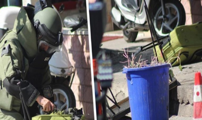 Balkondaki bayana polisten ‘şüpheli valiz’ uyarısı