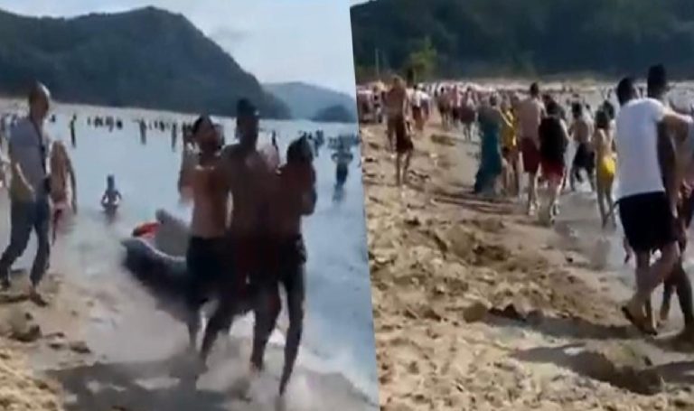 Denize giren bayana taciz savı: Darbedilen erkek gözaltına alındı