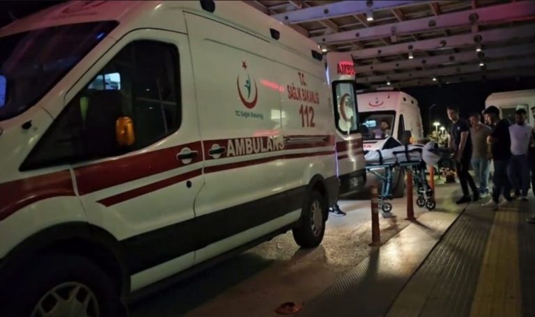 Hafif ticari araç devrildi: Aynı aileden 7 kişi yaralandı!