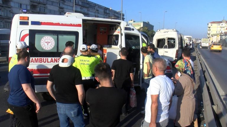 İstanbul Küçükçekmece’de zincirleme kaza: 13 yaralı