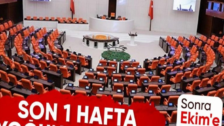 TBMM, yeni haftayı ağır mesai ile karşılayacak