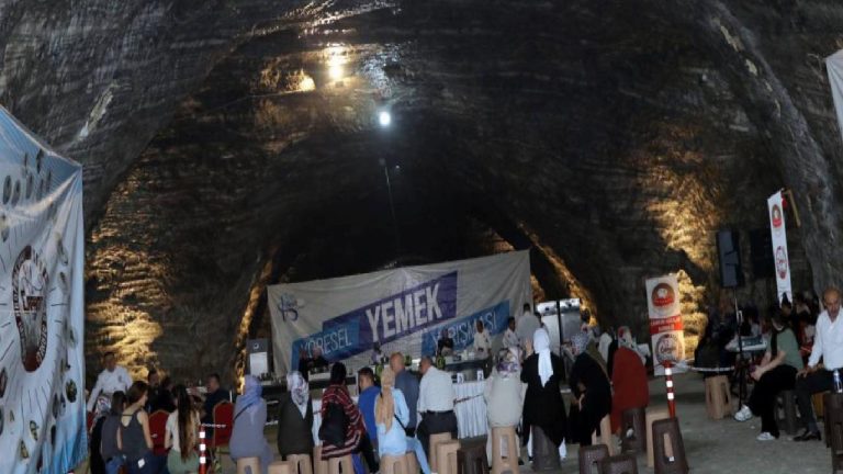 Çankırı’da yerin 150 metre altında yöresel tatlar yarıştı