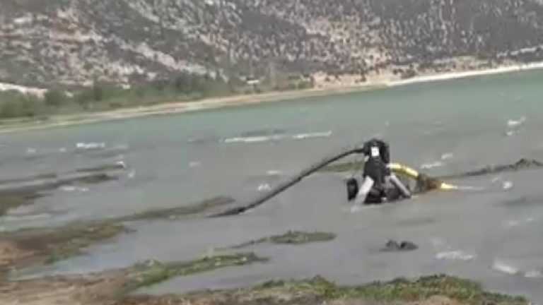 Eğirdir Gölü’nde vahşi sulama: Pompalarla yüzeyden kaçak su çekiliyor