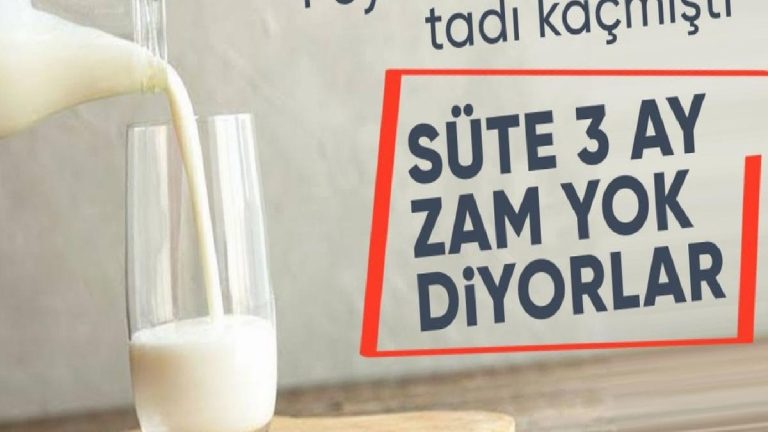 Ulusal Süt Kurulu süte artırım yapmadı: Nisanda belirlenen fiyat değişmedi