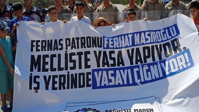 AK Partili vekilin madeninde direnen işçiler taleplerini sıraladı