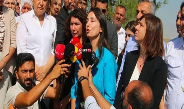 DEM Parti’den Narin Güran’ın mezarına ziyaret: ‘Bu sıradan bir cinayet değil’