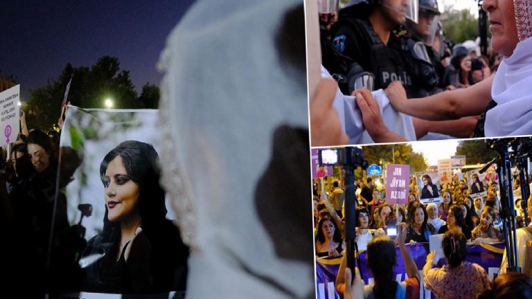 Diyarbakır’da kadınlar Jina Amini için yürüdü, Narin’i sordu