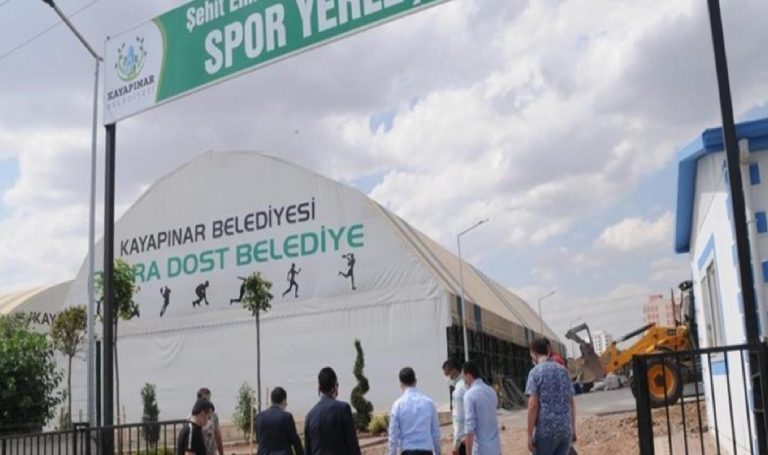 Diyarbakır’da, şehit Gaffar Okkan’ın isminin verildiği spor kompleksinin ismi değiştirildi