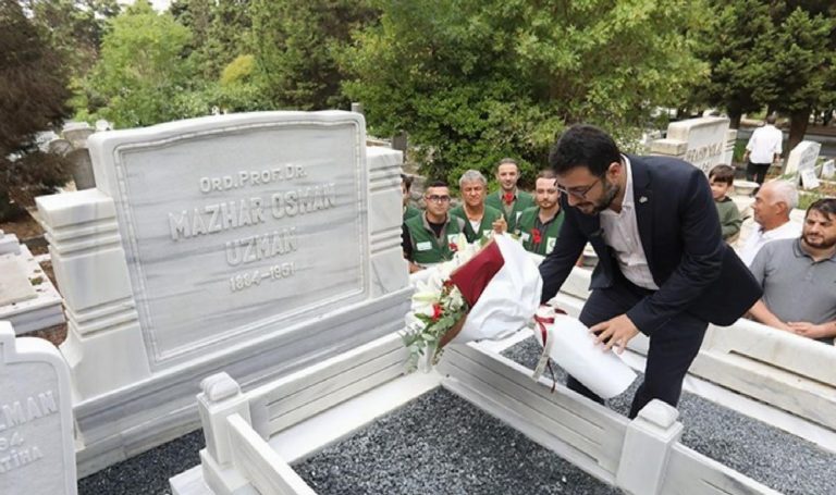 Yeşilay’ın kurucusu Ord. Prof. Dr. Mazhar Osman mezarı başında anıldı!