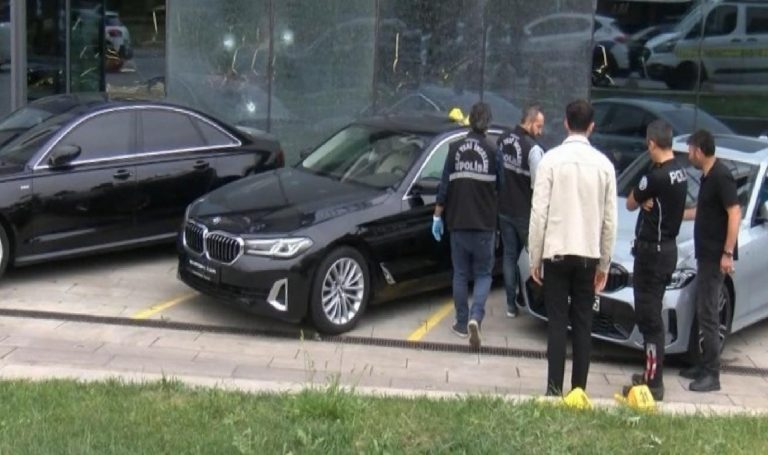 Ataşehir’de oto galeriye silahlı taarruz