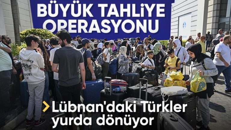 Lübnan’dan tahliye: Türk vatandaşları limanda toplandı