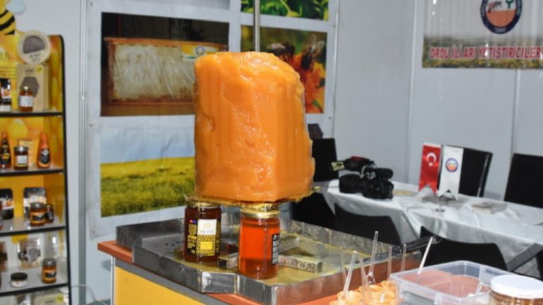 Ordu’daki fuarda ‘bal döner’e ilgi