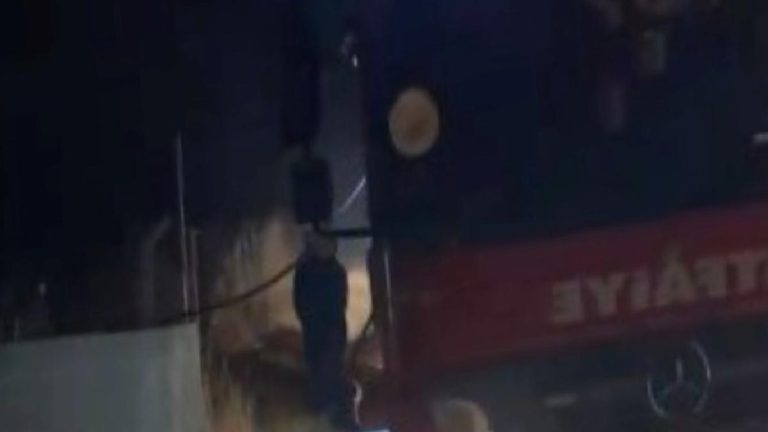 Ankara’da yıldırım düşen çiftlikte yangın çıktı