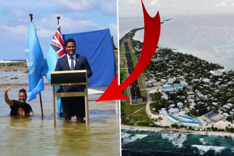 Ada ülkesi Tuvalu, iklim değişikliği sonucu topraklarını kaybederse “devlet” statüsünü yitirebilir