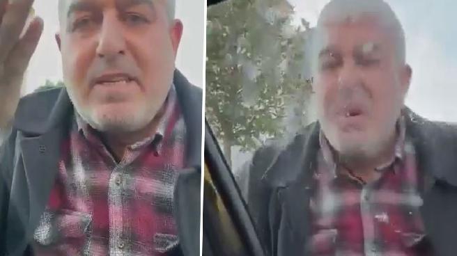 Başakşehir’de kadın sürücünün önünü kesen minibüs şoförü aracın camına tükürdü