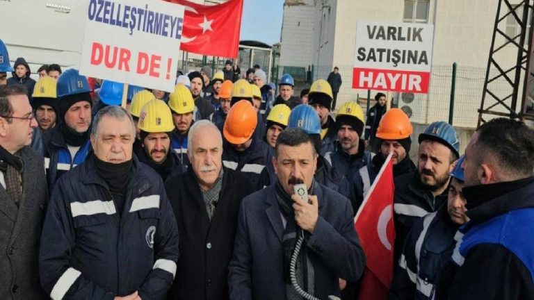 Çayırhan işçilerinin yürüyüşü sürüyor: Peşkeş çekmek anlaşılır bir şey değil