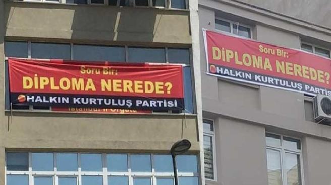 ‘Diploma nerede?’ diye soran HKP liderine hapis cezası