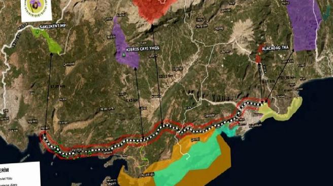 Finike- Kalkan bölünmüş yol projesinin iptali için 3 dava açıldı: Zeytinlikler zarar görecek