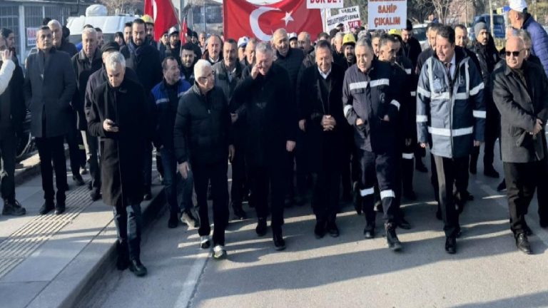 Müzakere sonuç vermedi, Çayırhan işçileri yürüyüşe geçti