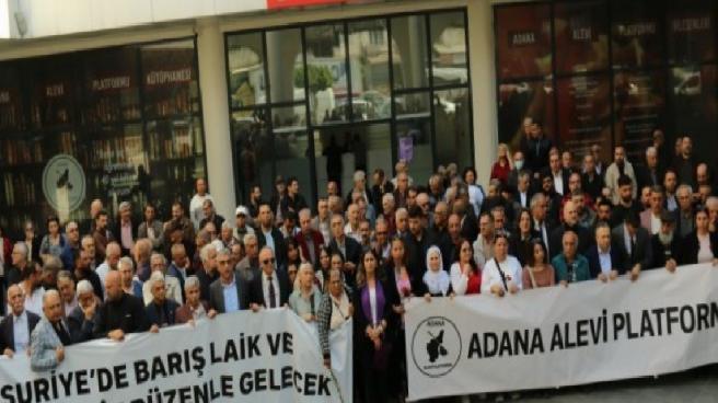 Adana ve Hatay’da Suriye’de Alevilere yönelik katliam protesto edildi