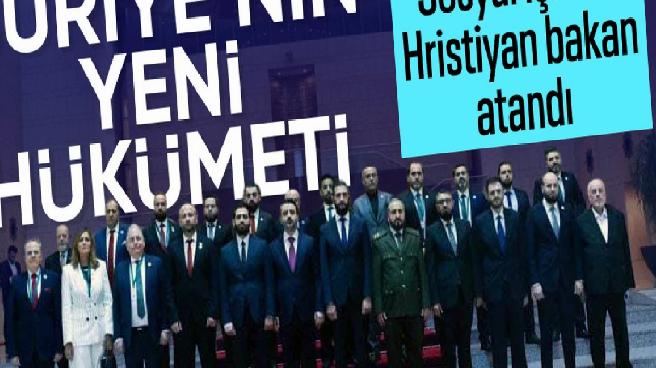 Suriye’de Ahmed Şara başkanlığındaki yeni kabine açıklandı
