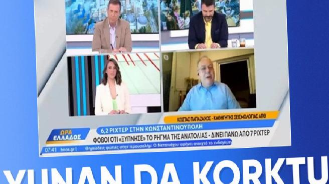 İstanbul’daki sarsıntı Yunan basınında: Zelzele tehlikesi geçmedi