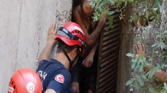 Antalya’da Faleze Düşen Mustafa Ş. Yaralı Olarak Kurtarıldı