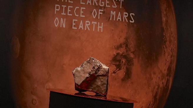 Mars’tan kopup Dünya’ya düşen ‘en büyük meteor parçası’ açık artırmaya çıkıyor