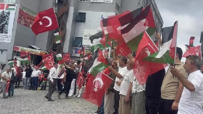 Bağcılar’da Oto Center’dan Gazze Soykırımına Protesto
