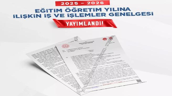 MEB’den 2025-2026 eğitim ve öğretim yılına ilişkin genelge