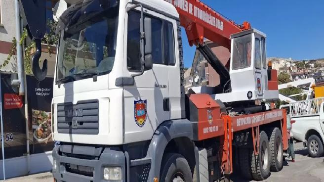 Beypazarı Şoförler ve Otomobilciler Odası Yeni Vinç Hizmete Girdi