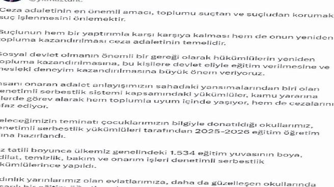 Denetimli Serbestlik Yükümlüleri Eğitim Kurumlarını Hazırladı