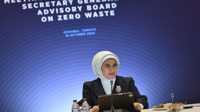 Emine Erdoğan, BM Sıfır Atık Yüksek Düzeyli Şahsiyetler Danışma Kurulu’nun toplantısına başkanlık etti
