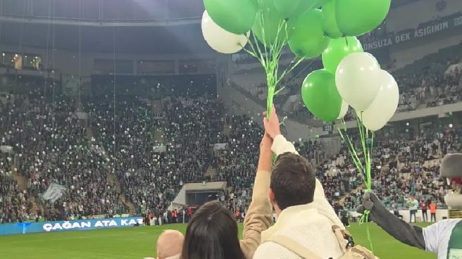 SMA Hastası Çocuk İçin Bursaspor’da Mutlu Anlar