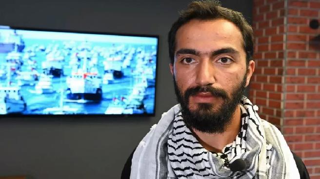 Sumud Filosu’ndaki İsrail’in yasa dışı alıkoyduğu aktivist Metehan Sarı AA’ya konuştu Açıklaması