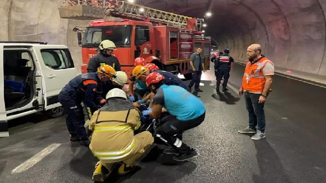 Troya Tüneli’nde Trafik Kazası Tatbikatı Gerçekleştirildi
