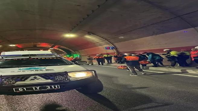 Yeni Zigana Tüneli’nde Yangın Tatbikatı Yapıldı