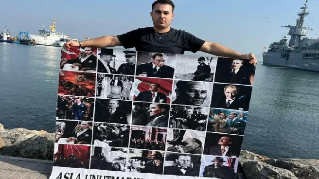 DalGıç Yağız Göçmen, Atatürk’ü Su Altında Andı
