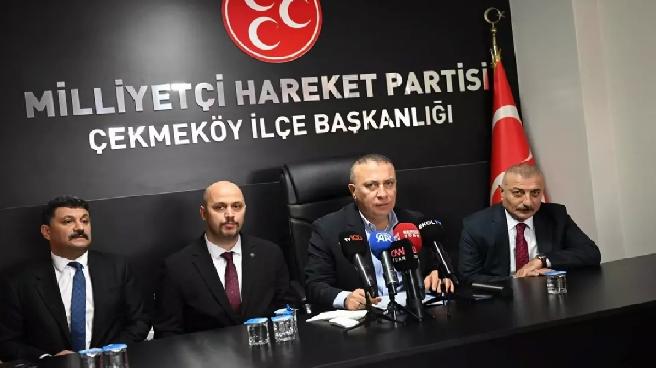 MHP Genel Başkan Yardımcısı Yönter, partisinin Çekmeköy İlçe Başkanlığını ziyaret etti Açıklaması