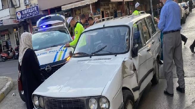 Nazilli’de Motosiklet Kazası Güvenlik Kamerasında