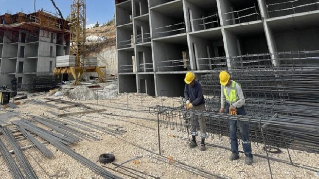 İnşaat bölümünde çalışan sayısı 2 milyonu aştı