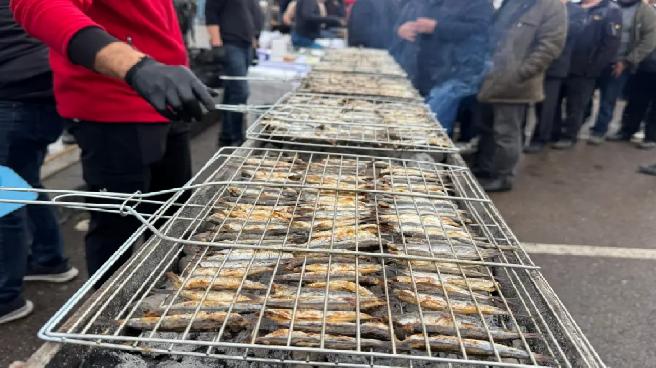 Ordu’da hamsi festivali, 7 ton hamsi ikram edildi