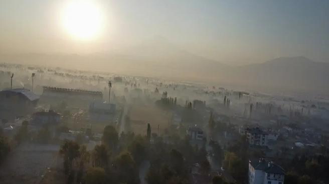 Rüzgar sirkülasyonu olmayan Iğdır’da hava kirliliği kritik seviyelerde