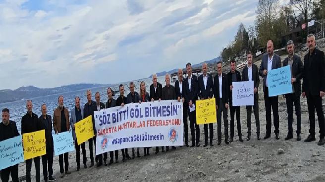Sapanca Gölü’nde Su Seviyesi Azalıyor: Muhtarlar Uyarıda Bulundu