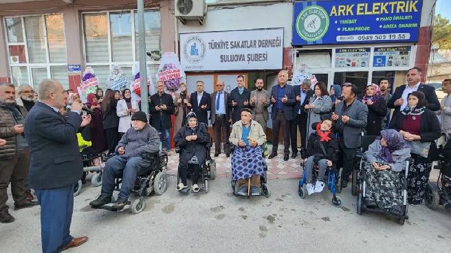 Suluova’da Türkiye Sakatlar Derneği’nin yeni ofisi hizmete açıldı