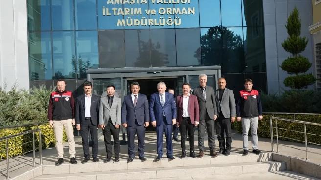 Tarım Reformu Genel Müdürü Yıldız Amasya’da ziyaretlerde bulundu