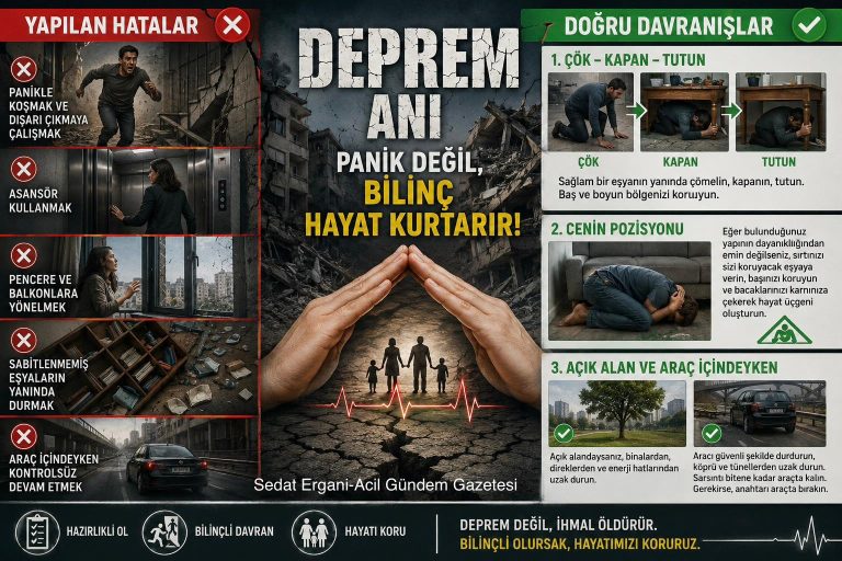 Deprem Anı Davranışları
