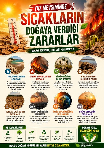 Gölgede Kalan Tehlike : Yaz Sıcaklarının Doğayı Tüketen Yüzü